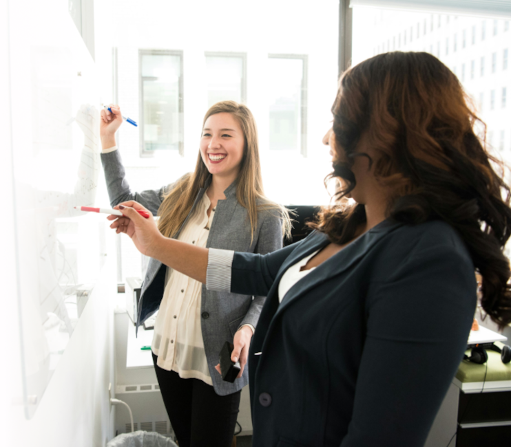 Constituent team collaborating during a workshop.